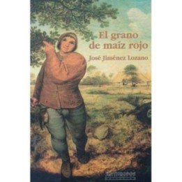El grano de maíz rojo