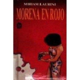 Morena en rojo