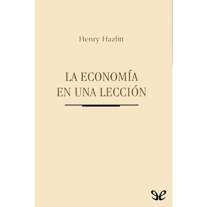 La economía en una lección