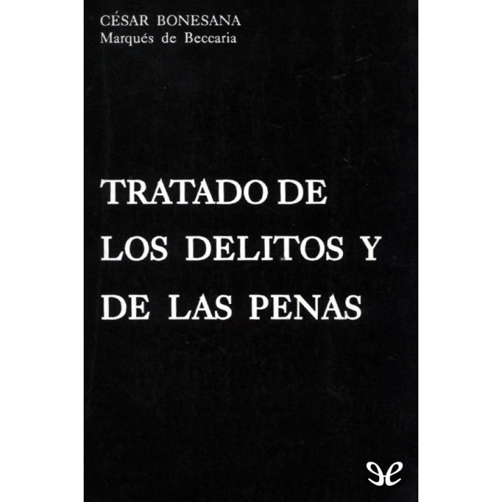 Tratado de los delitos y de las penas