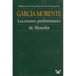 Lecciones preliminares de filosofía
