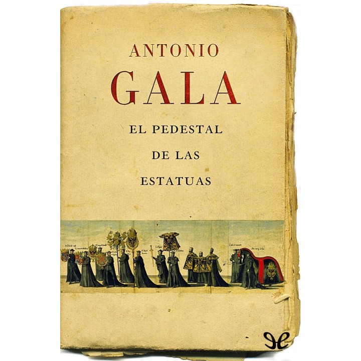 El pedestal de las estatuas