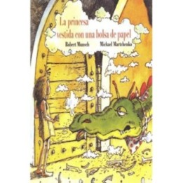 La princesa vestida con una bolsa de papel