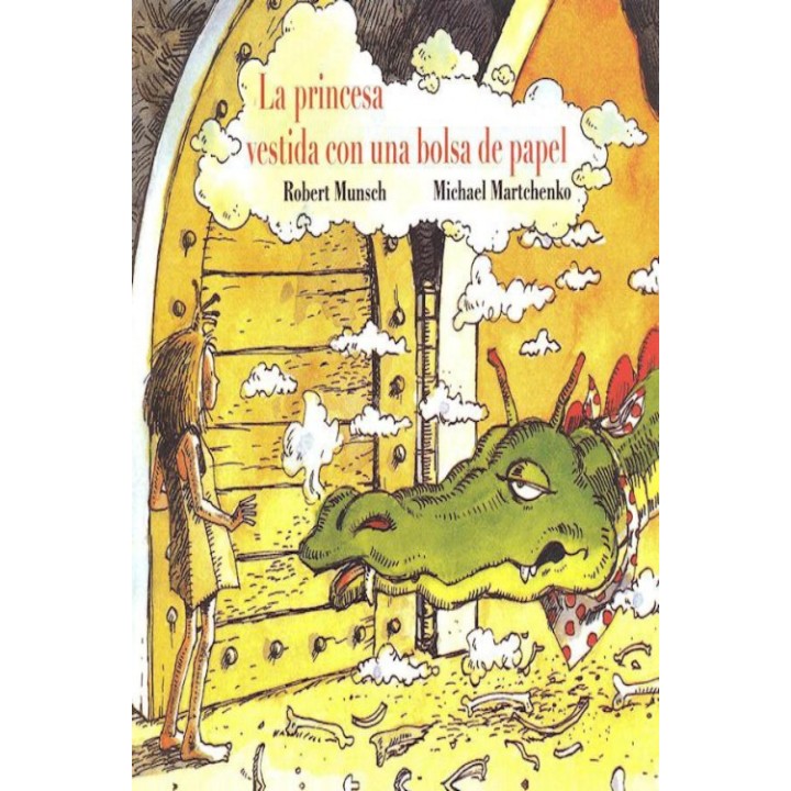 La princesa vestida con una bolsa de papel