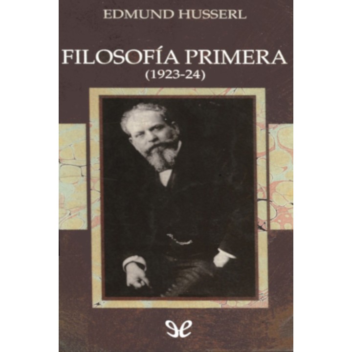 Filosofía primera (1923-1924)