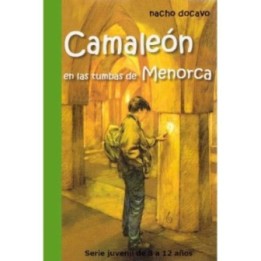 Camaleón en las tumbas de Menorca