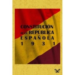 Constitución de la República española 1931